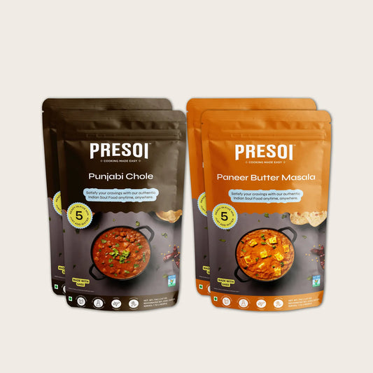 Paneer Butter Masala & Punjabi Chole  <br>(2 packs ea.)