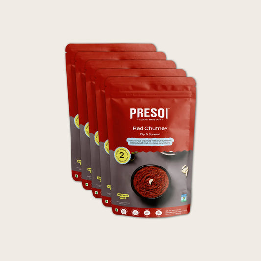 Red Dipping Chutney (5 Packs ea.)