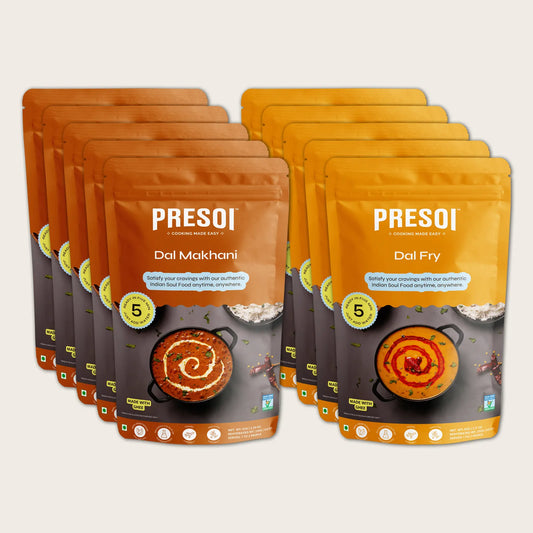 Dal Makhani and Dal Fry (5 Packs ea.)